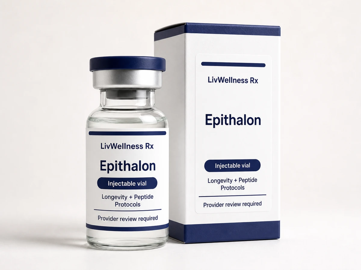 LivWellness Rx Epithalon product packaging.